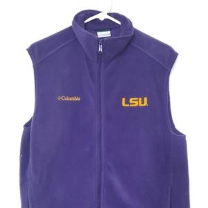 Columbia LSU Tigers Large L College Football Vest